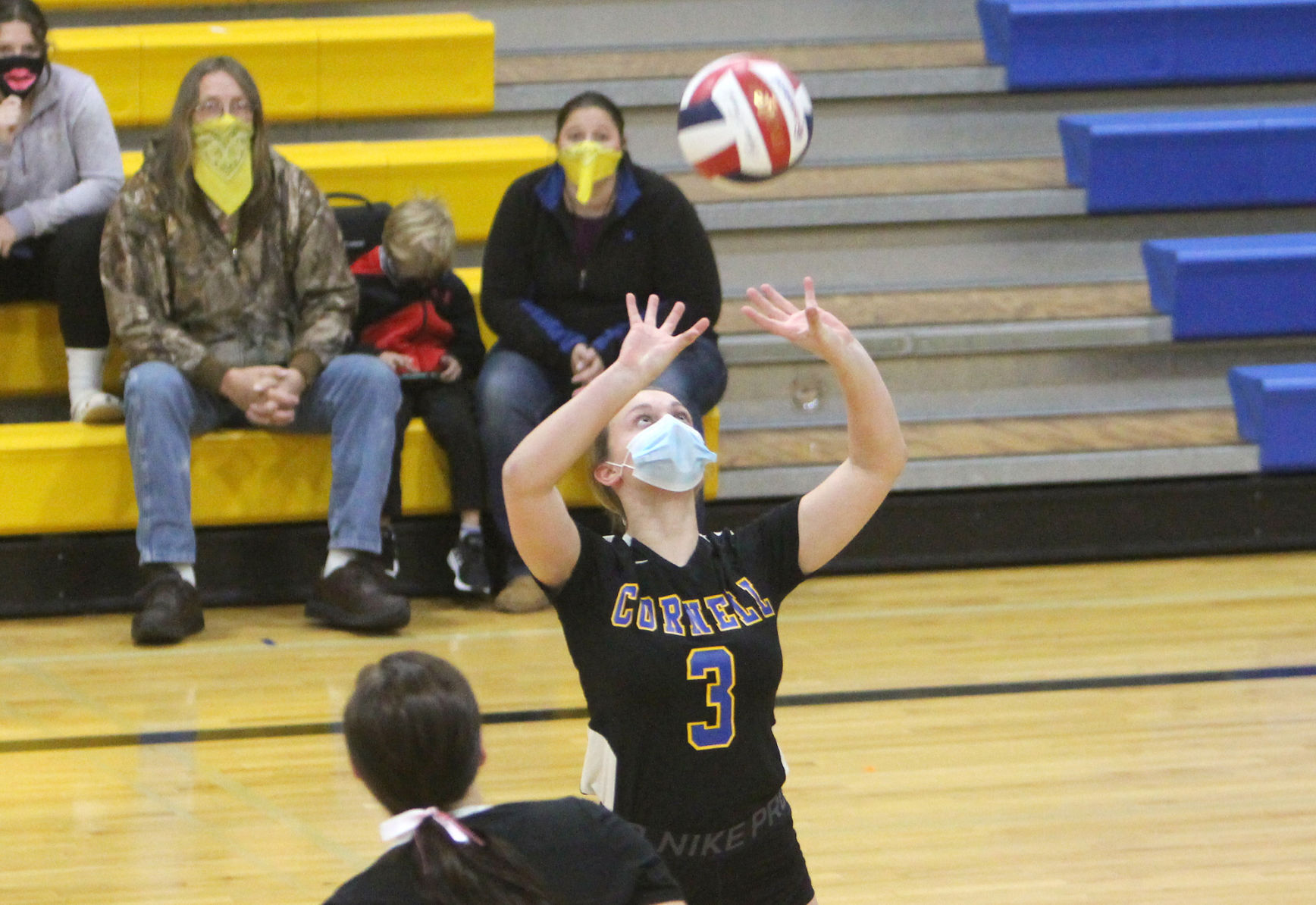 Lake Holcombe at Cornell volleyball 10-15-20